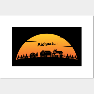 Aloha,,, Sunset Posters and Art